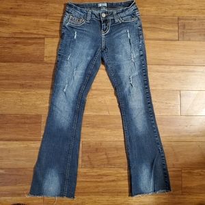Soundgirl distressed styling jeans